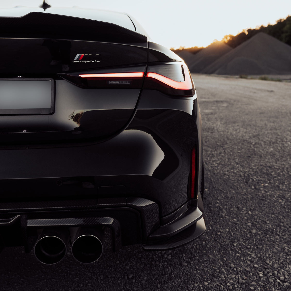 Carbon Fibre Rear Bumper Extensions for BMW G80 M3 & G82 M4