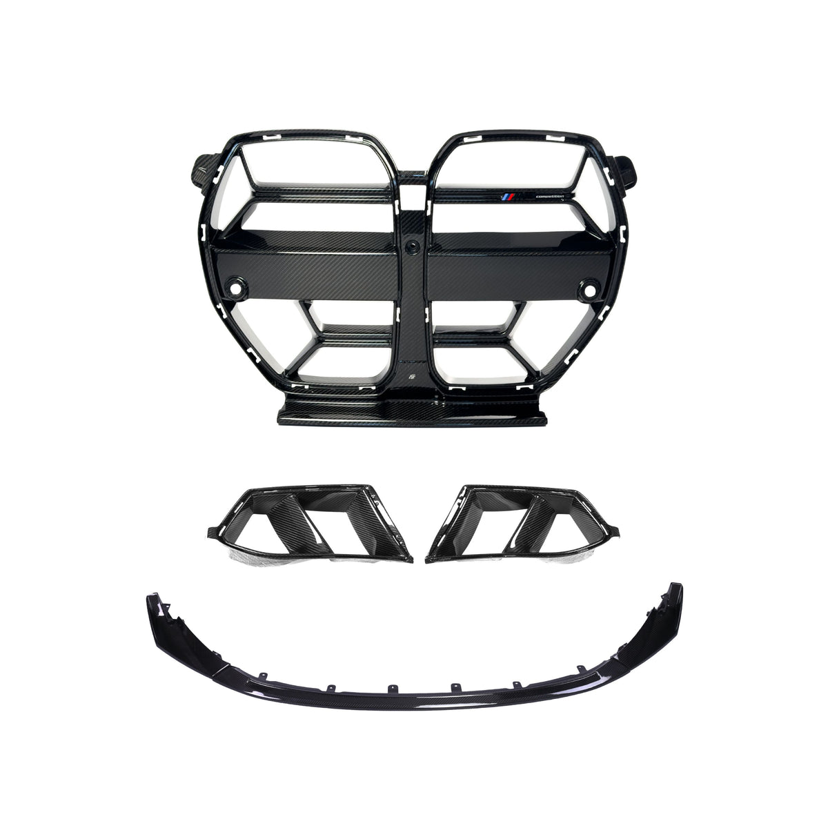 Carbon Fibre V3 Front End Bundle Kit without ACC for BMW G80 G81 M3 & G82 G83 M4